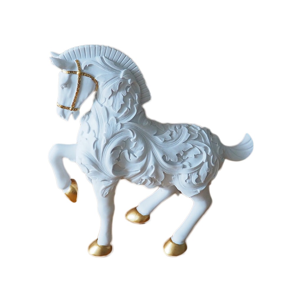 White Horse Decoration Piece