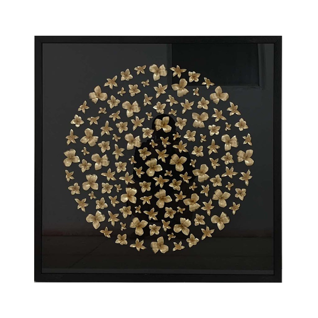 Wall Plaque - Gold & Black