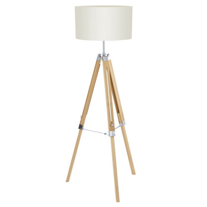 EGLO - Wood-Beige 'Lantada' Floor Lamp