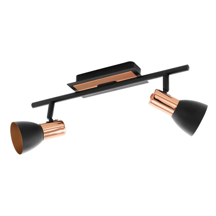 EGLO - Black-Copper 'Barnham' Track Lamp