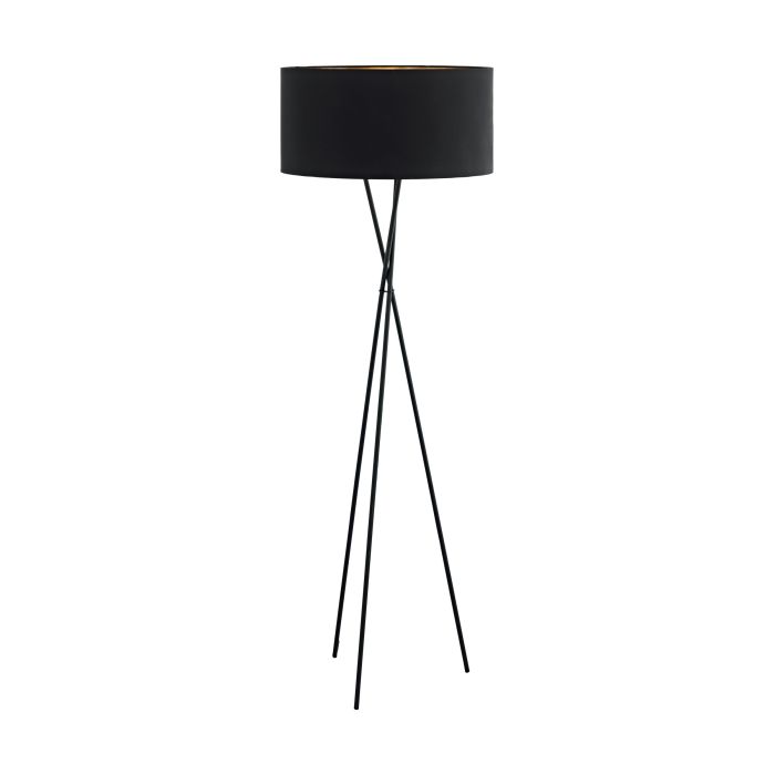 EGLO - Nickel-Black-Copper 'Fondachelli' Floor Lamp