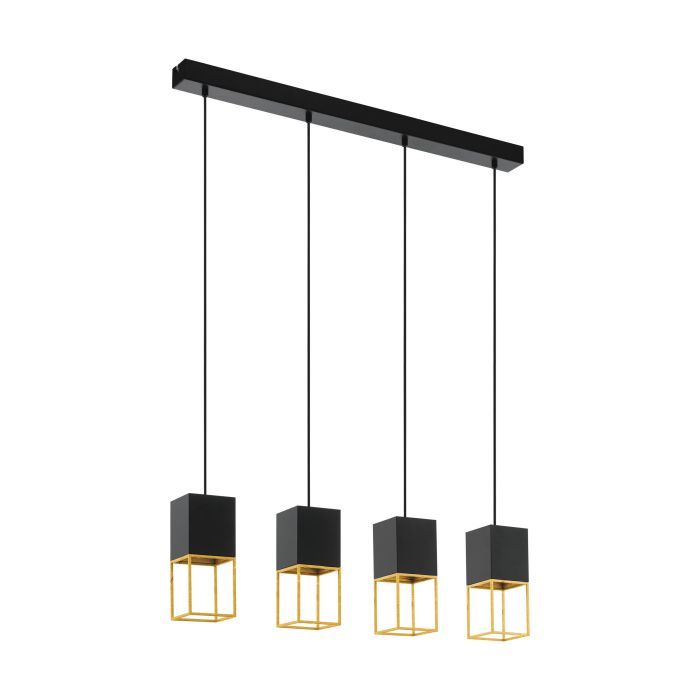 EGLO - Black-Gold 'Montebaldo' Pendant Lamp