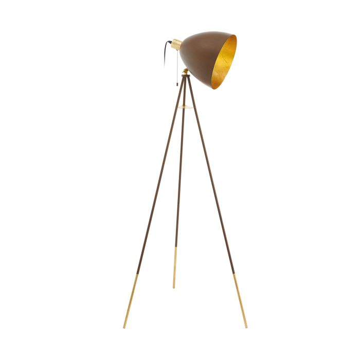 EGLO - Rust-Gold 'Chester 1' Floor Lamp