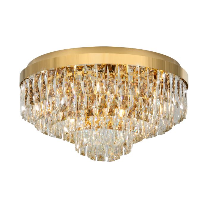 EGLO - Gold/Crystal 'Valparaiso' Chandelier