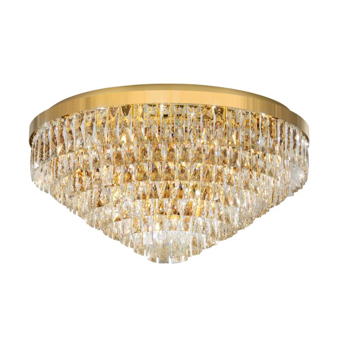 EGLO - Gold/Crystal 'Valparaiso' Chandelier