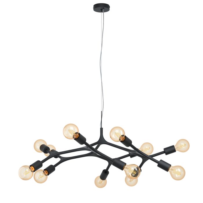 EGLO - Black 'Bocadella' Pendant Lamp