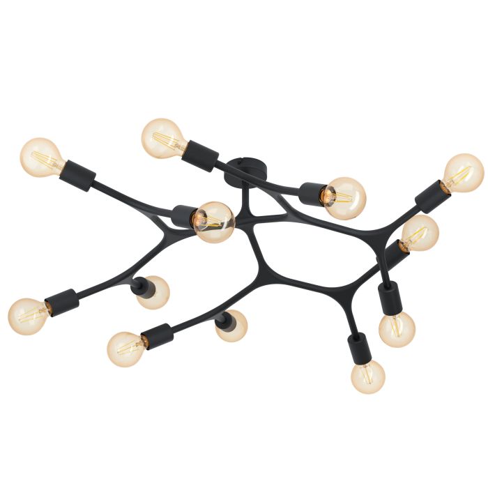 EGLO - Black 'Bocadella 1' Ceiling Lamp