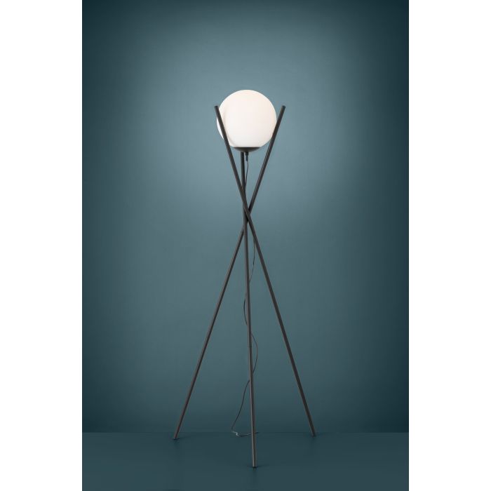 EGLO - Black-Opal-Matt 'Salvezinas' Floor Lamp