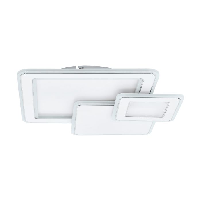 EGLO - Steel White-Chrome 'Mentalurgia' Ceiling Lamp