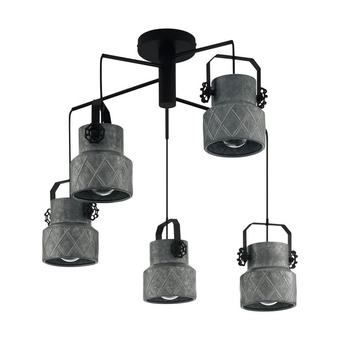 EGLO - Black-Zinc Plated 'Hilcott' Pendant Lamp