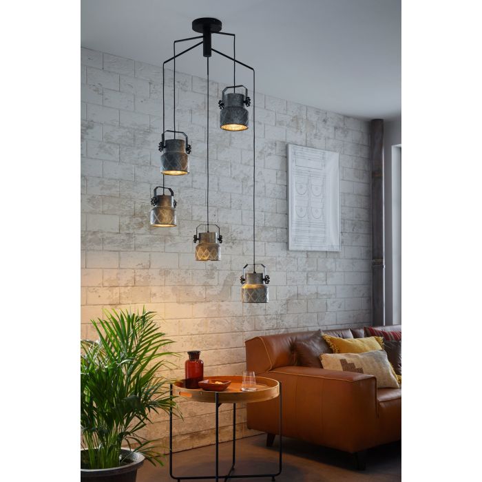 EGLO - Black-Zinc Plated 'Hilcott' Pendant Lamp