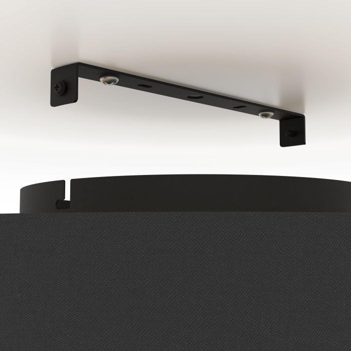 EGLO - Black-Brass 'Tortola 1' Ceiling Lamp