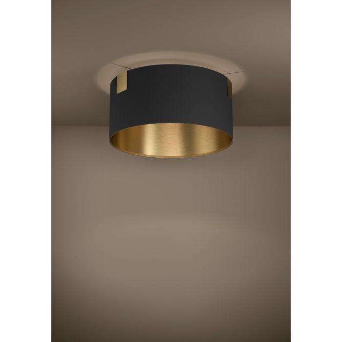 EGLO - Black-Brass 'Tortola 1' Ceiling Lamp