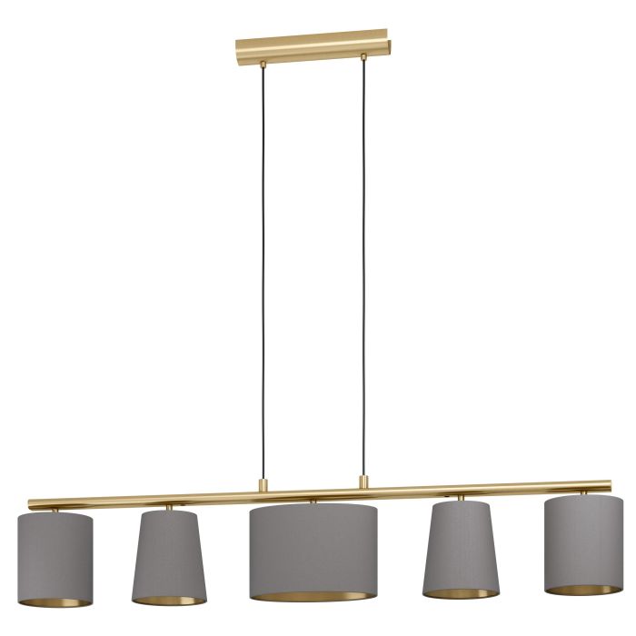 EGLO - Brass-Cappuccino 'Almeida 2' Pendant Lamp