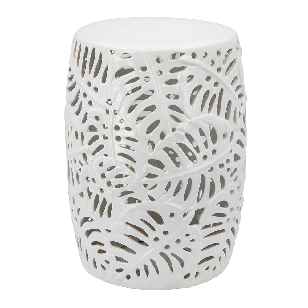 Palm Leaf Cutwork Garden Stool