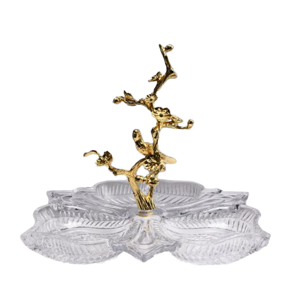 Decorative Plate - Crystal & Gold