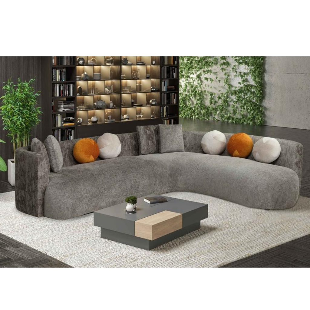 Hamburg  Corner Sofa Grey