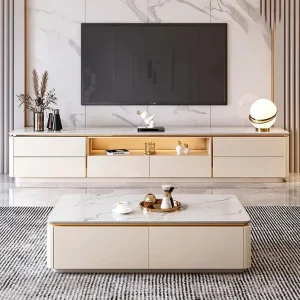 Modern Low TV Unit by Zennova Home