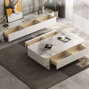 Zennova Home's Retro Industrial Coffee Table